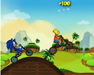 BMX biciklis - Sonic vs Simpson