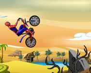 Spider Man dangerous journey BMX biciklis jtkok