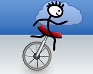BMX biciklis - Unicycle challenge